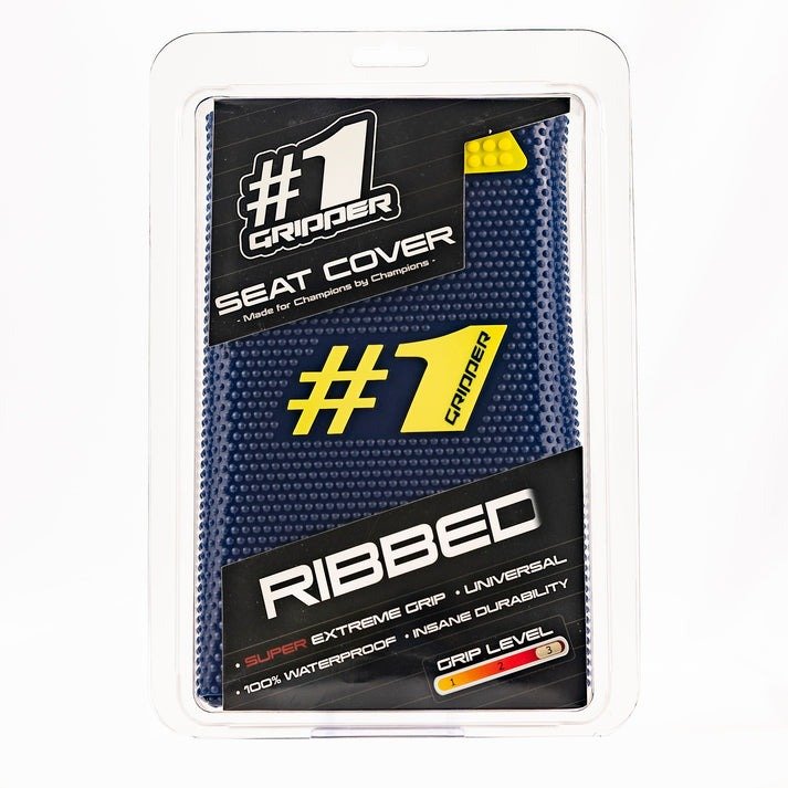 RIBBED Seat Cover - Dark Grey/White - Image 2